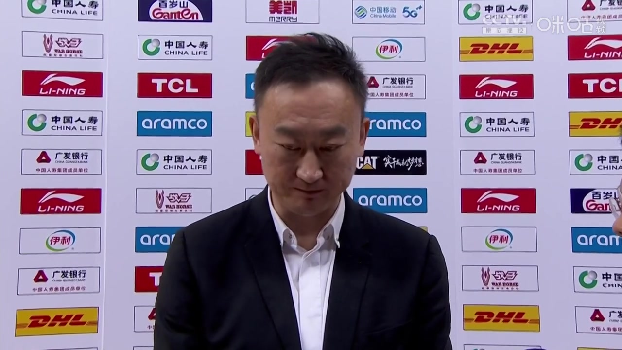 刘维伟:赛前做了充分准备 全队团结一致才能逆转